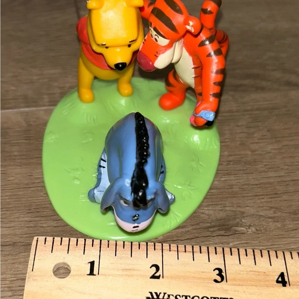 WINNIE THE POOH, TIGGER , EEYORE FIGURINE CAKE TOPPER PARTY SUPPLIES DECOR